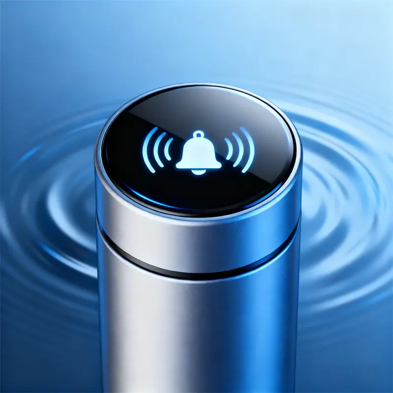 Smart water bottle with hydration reminder function