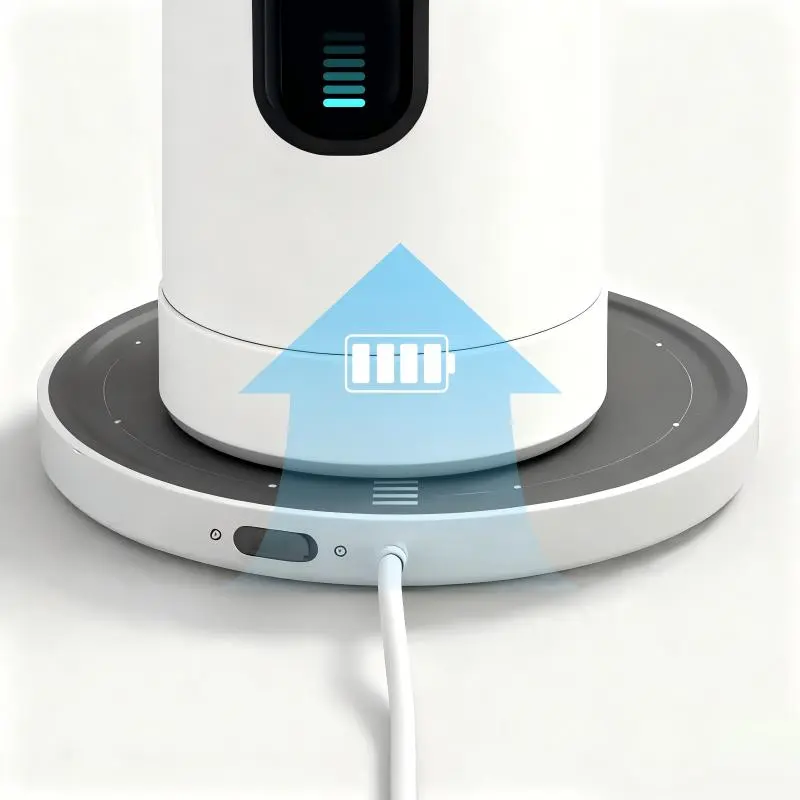 Smart water bottle with wireless charging capability