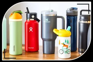 20 oz tumblers bulk OMTech 20 oz Tumblers Bulk 12pc Stainless Steel Tumbler Set with Lid &  Straw, Double Wall Vacuum Insulated Mug for Laser Engraver main image 0