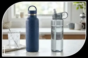 stainless steel vs plastic water bottles